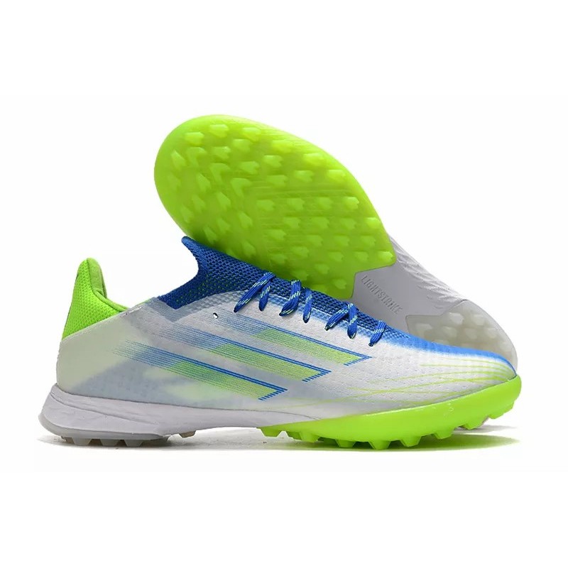 Botas de Fútbol Adidas X Speedflow.1 TF Hombre Blanco&Amarillo Fluorescente&Azul (#39~#45)
