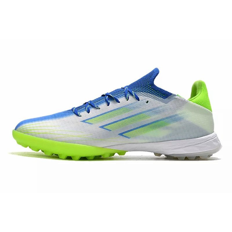 Botas de Fútbol Adidas X Speedflow.1 TF Hombre Blanco&Amarillo Fluorescente&Azul (#39~#45)