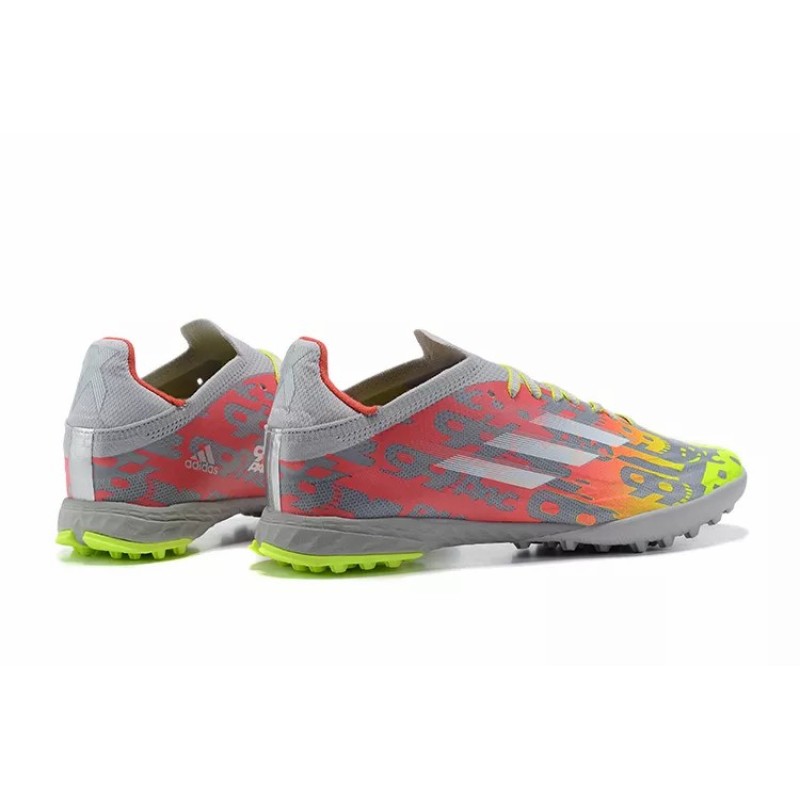 Botas de Fútbol Adidas X Speedflow.1 TF Hombre Amarillo&Gris&Rosado (#39~#45)