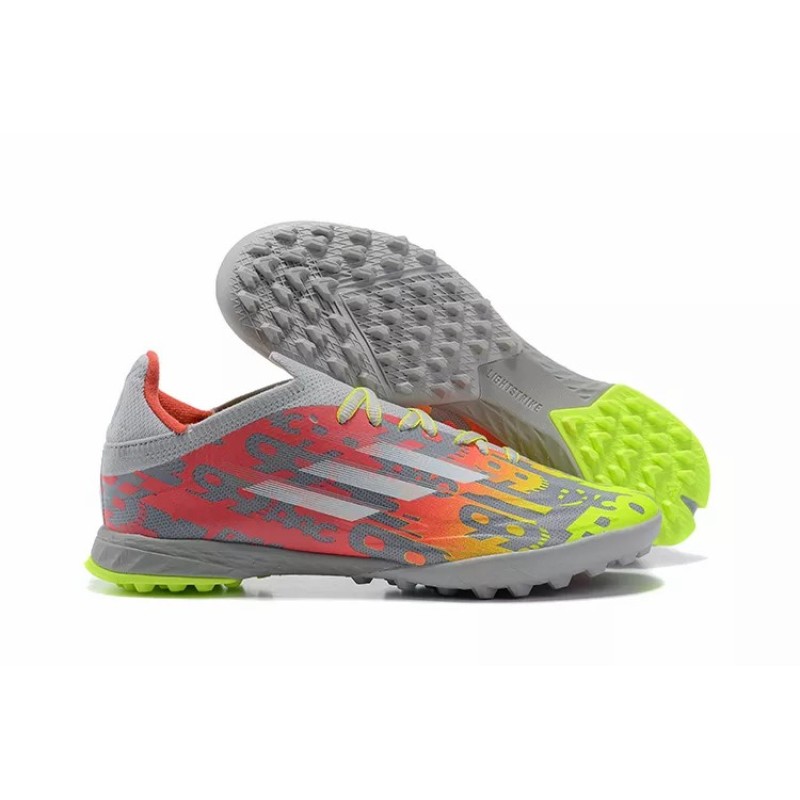 Botas de Fútbol Adidas X Speedflow.1 TF Hombre Amarillo&Gris&Rosado (#39~#45)