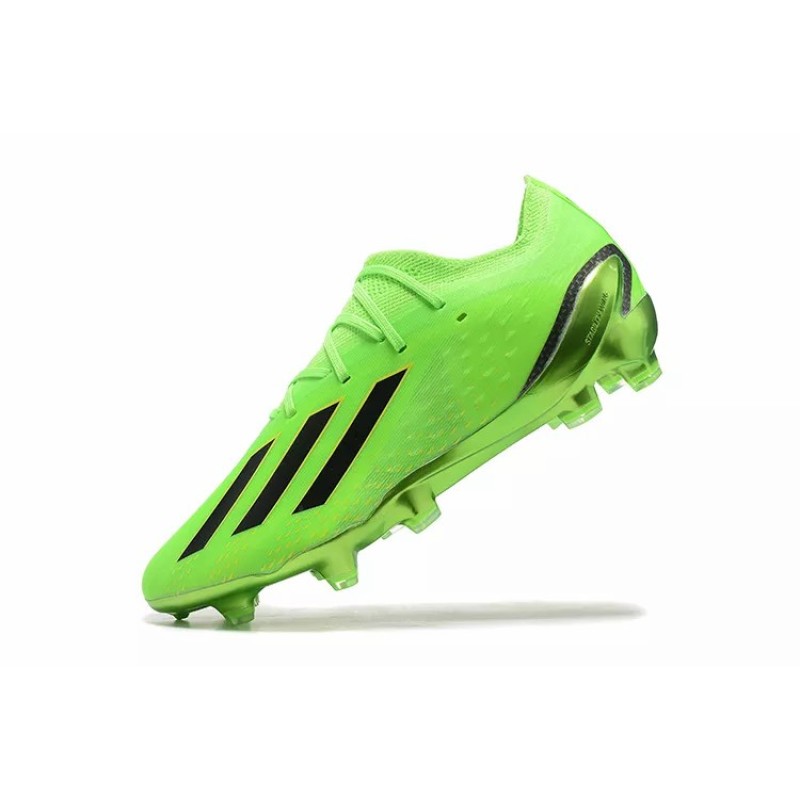 Botas de Fútbol Adidas X Speedportal .1 FG Copa Mundial 2022 Hombre Verde Fluorescente&Negras Rayas (#39~#45)