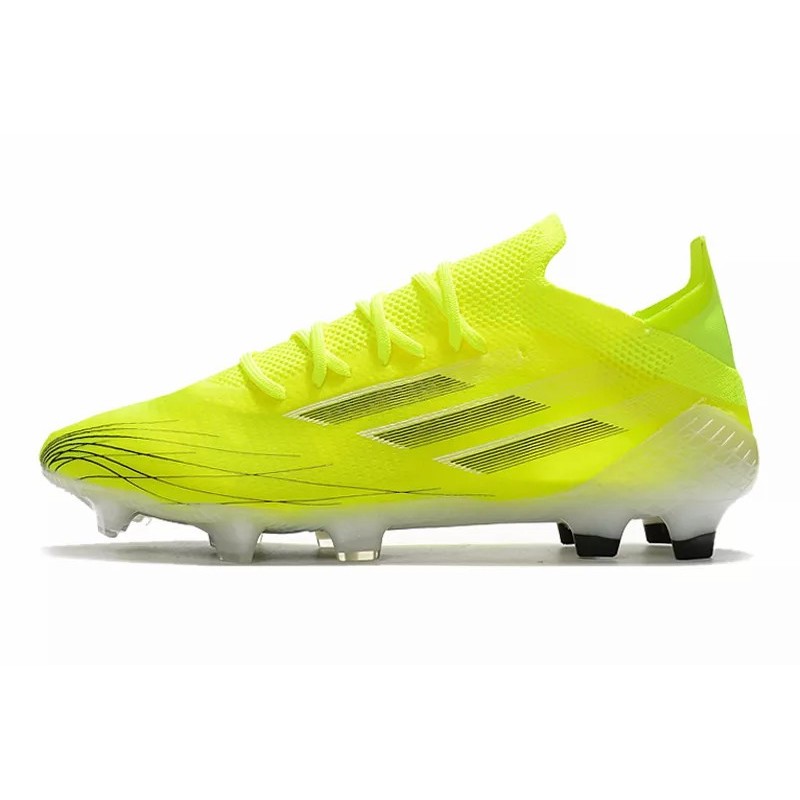 Botas de Fútbol Adidas X Speedflow FG Hombre Amarillo Fluorescente&Negras Rayas (#39~#45)