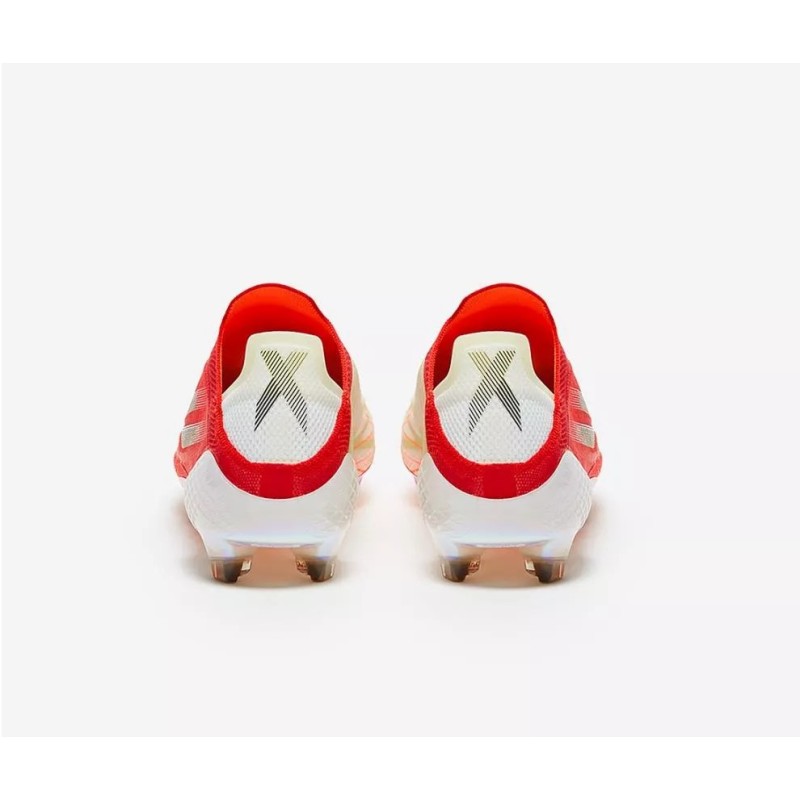 Botas de Fútbol Adidas X Speedflow FG Hombre Sin Cordones Rojo&Blanco&Amarillo Claro (#39~#45)