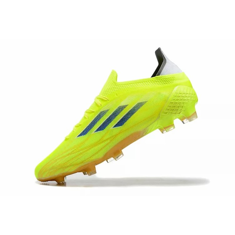 Botas de Fútbol Adidas X Speedflow FG Hombre Amarillo Fluorescente&Azul