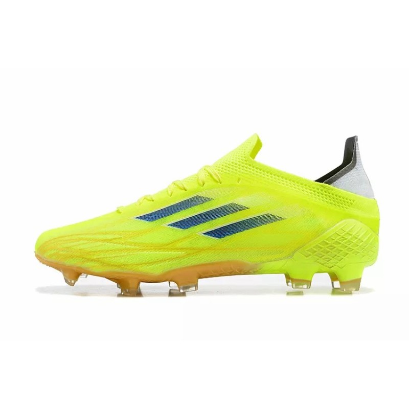 Botas de Fútbol Adidas X Speedflow FG Hombre Amarillo Fluorescente&Azul
