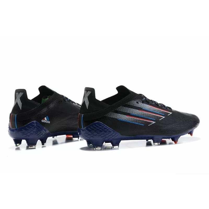 Botas de Fútbol Adidas X Speedflow FG con Cordones Hombre Negro&Azul&Rojo (#39~#45)