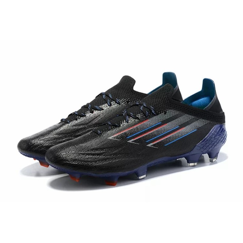 Botas de Fútbol Adidas X Speedflow FG con Cordones Hombre Negro&Azul&Rojo (#39~#45)