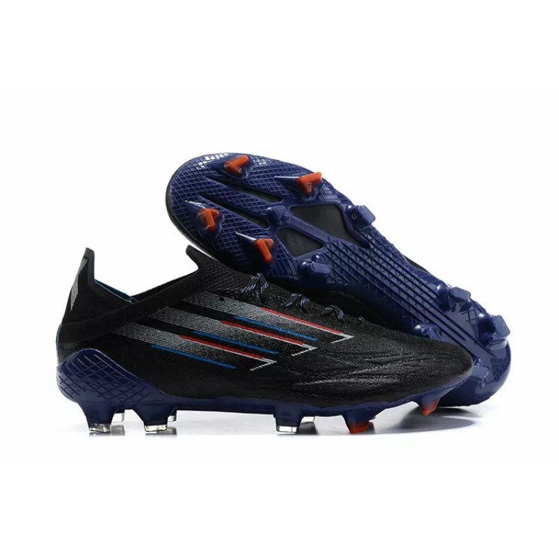 Botas de Fútbol Adidas X Speedflow FG con Cordones Hombre Negro&Azul&Rojo (#39~#45)