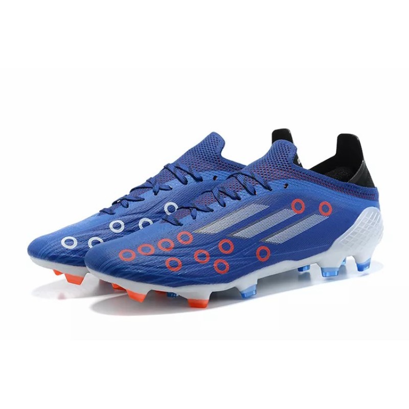 Botas de Fútbol Adidas X Speedflow FG Hombre Azul con Círculo y Cruz (#39~#45)