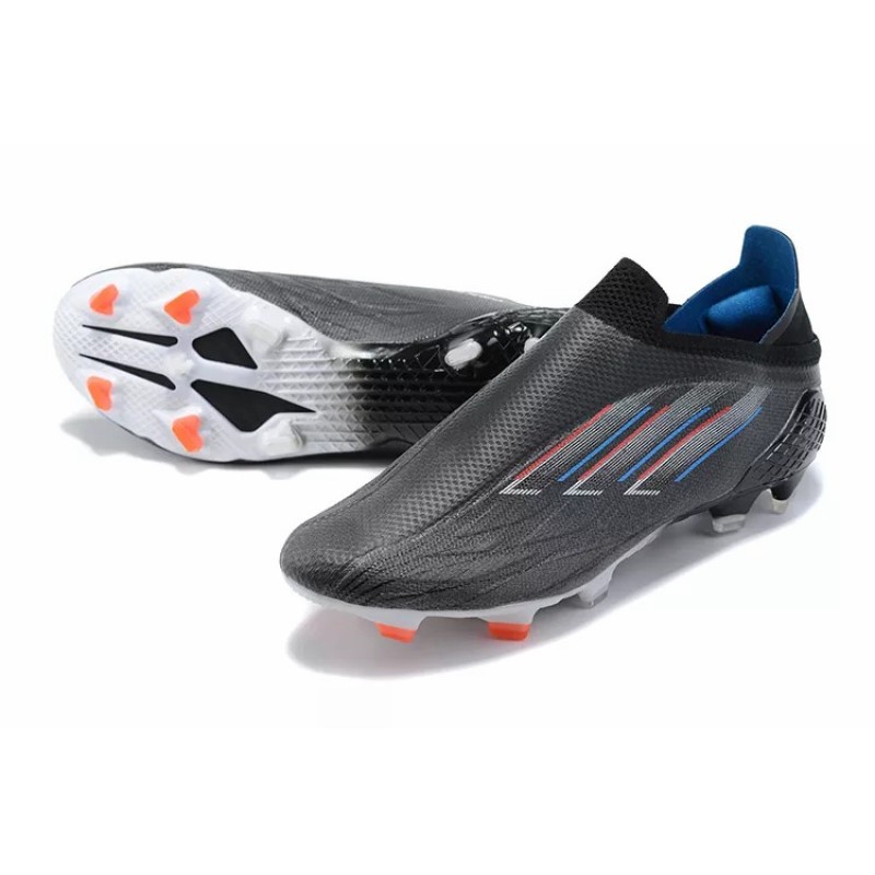 Botas de Fútbol Adidas X Speedflow FG Hombre Negro&Azul&Rojo (#39~#45)