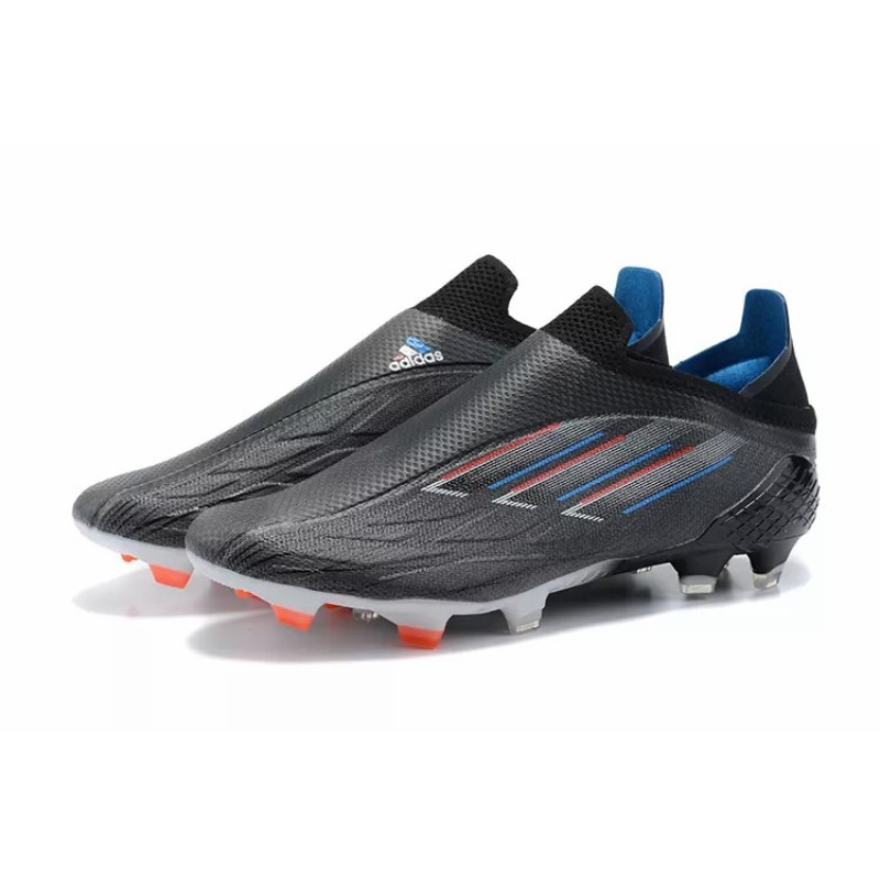 Botas de Fútbol Adidas X Speedflow FG Hombre Negro&Azul&Rojo (#39~#45)