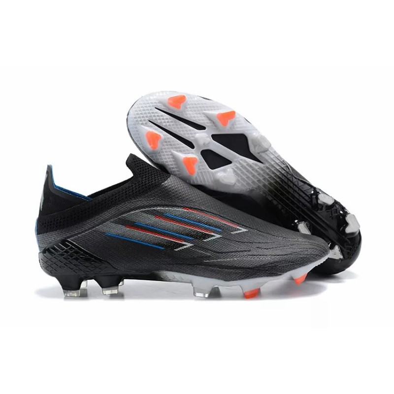 Botas de Fútbol Adidas X Speedflow FG Hombre Negro&Azul&Rojo (#39~#45)