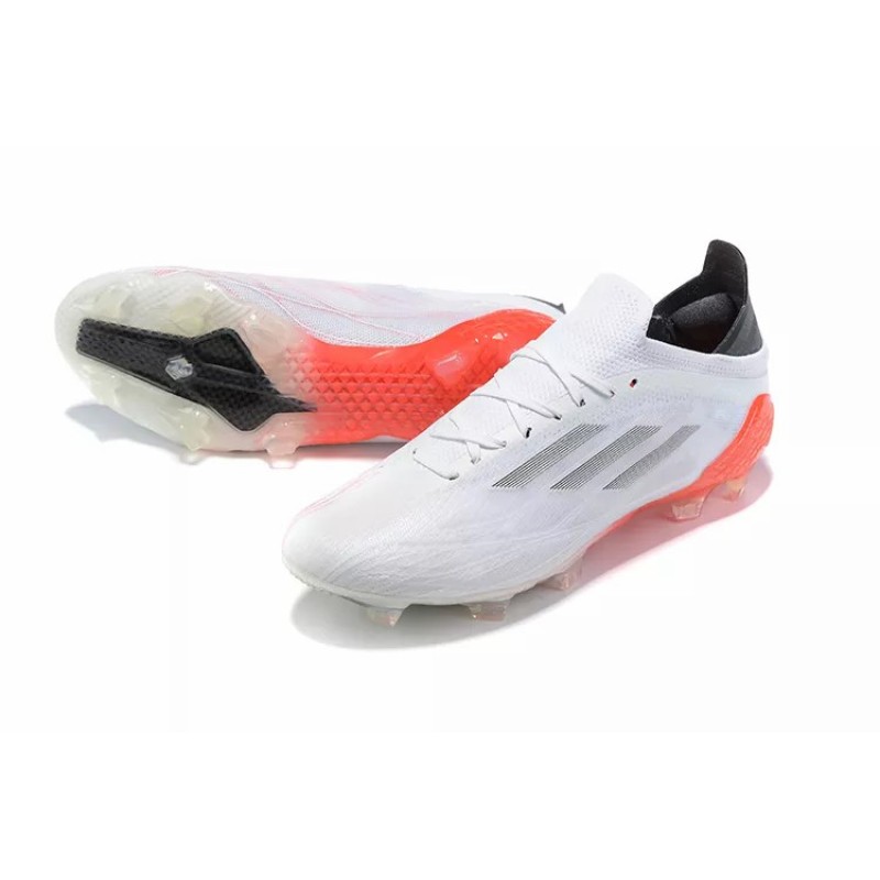 Botas de Fútbol Adidas X Speedflow FG Hombre Blanco&Naranja (#39~#45)