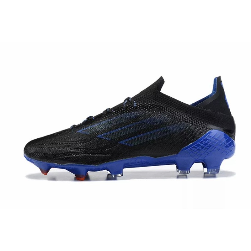 Botas de Fútbol Adidas X Speedflow FG Hombre Negro&Azul (#39~#45)