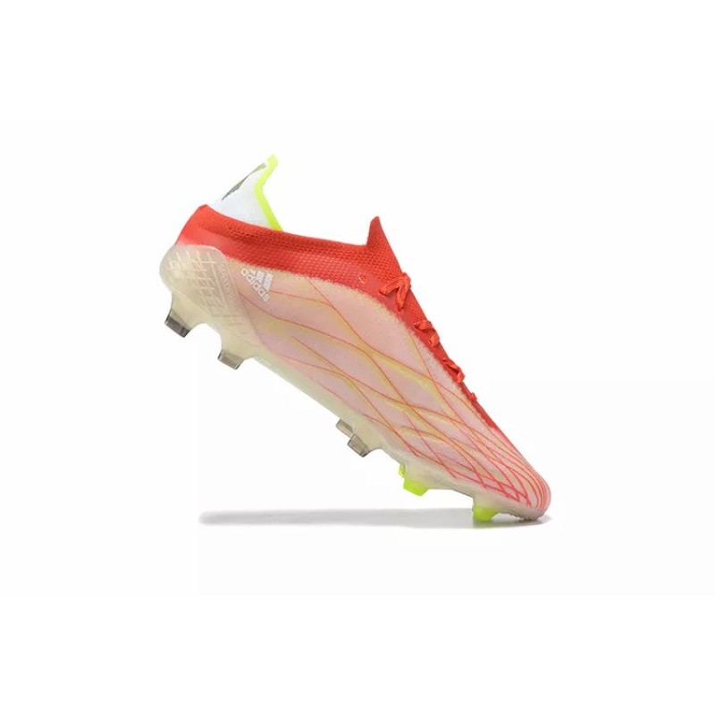 Botas de Fútbol Adidas X Speedflow FG Hombre Rojo Anaranjado (#39~#45)