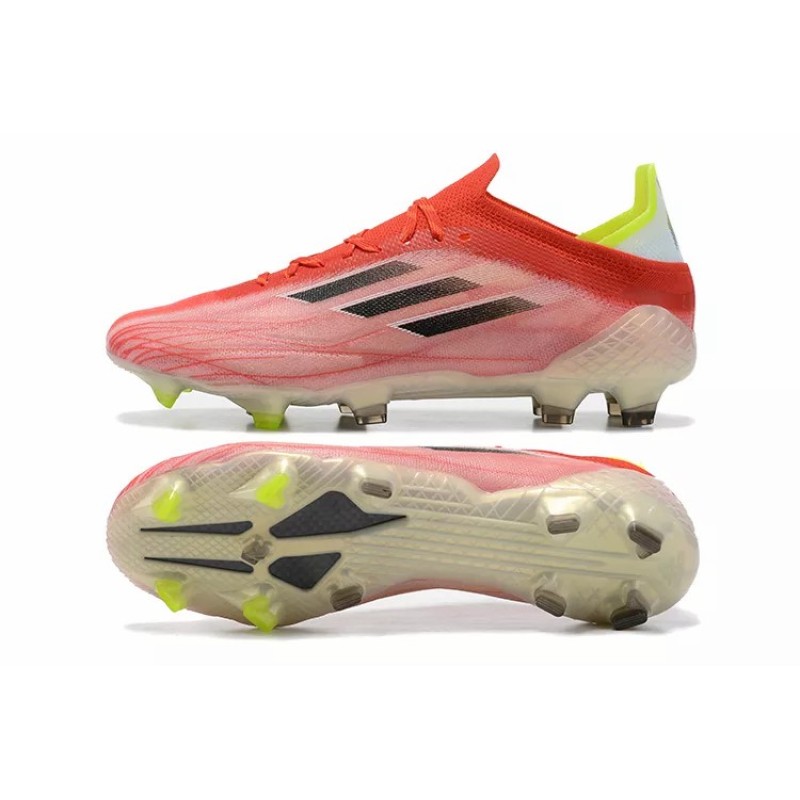 Botas de Fútbol Adidas X Speedflow FG Hombre Rojo Anaranjado (#39~#45)