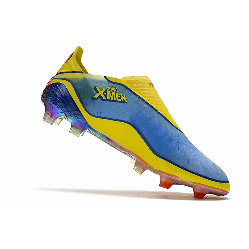 Botas de Fútbol Adidas X Ghosted FG Hombre Azul&Amariilo / Rosa / Blanco&Plateado (#39~#45)