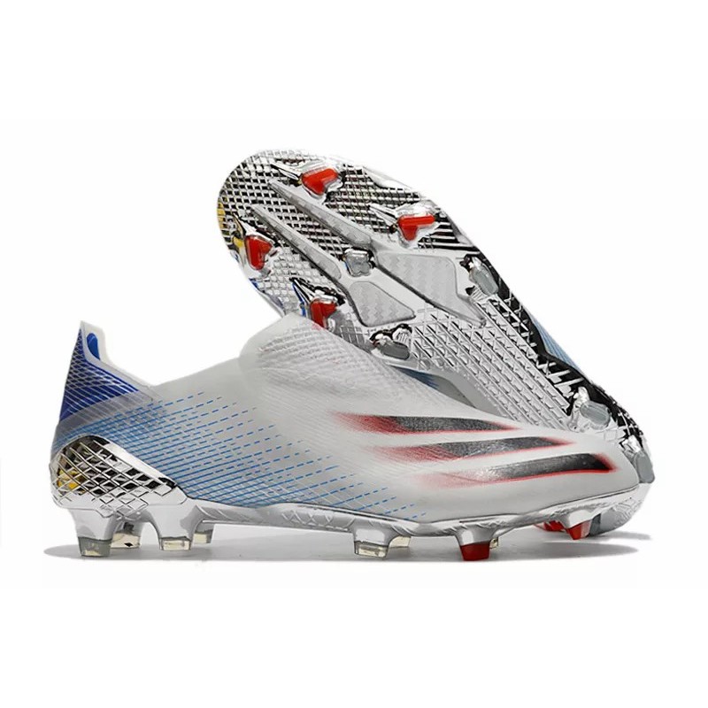 Botas de Fútbol Adidas X Ghosted FG Hombre Azul&Amariilo / Rosa / Blanco&Plateado (#39~#45)