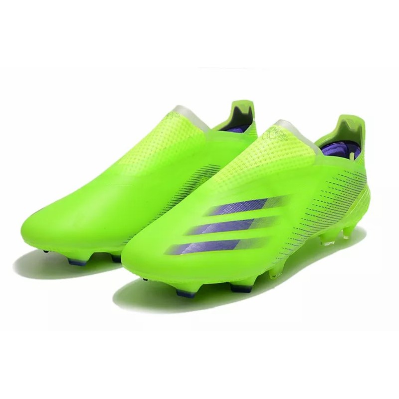 Botas de Fútbol Adidas X Ghosted FG Hombre Verde Fluorescente (#39~#45)