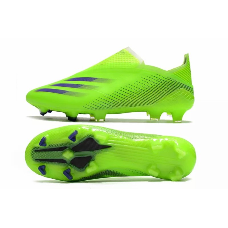 Botas de Fútbol Adidas X Ghosted FG Hombre Verde Fluorescente (#39~#45)