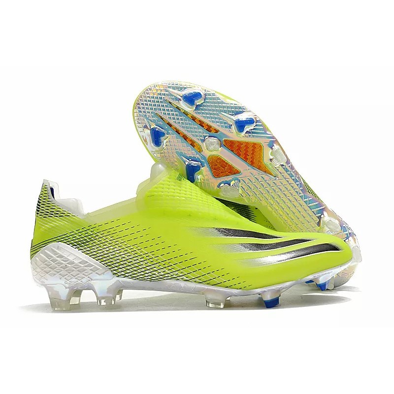 Botas de Fútbol Adidas X Ghosted FG Hombre Blanco&Rosa / Verde Fluorescente / Blanco&Dorado / Negro&Dorado / Rosa&Azul / Negro&Azul / Negro&Blanco / Amarillo Fluorescente / Azul / Negro (#39~#45)