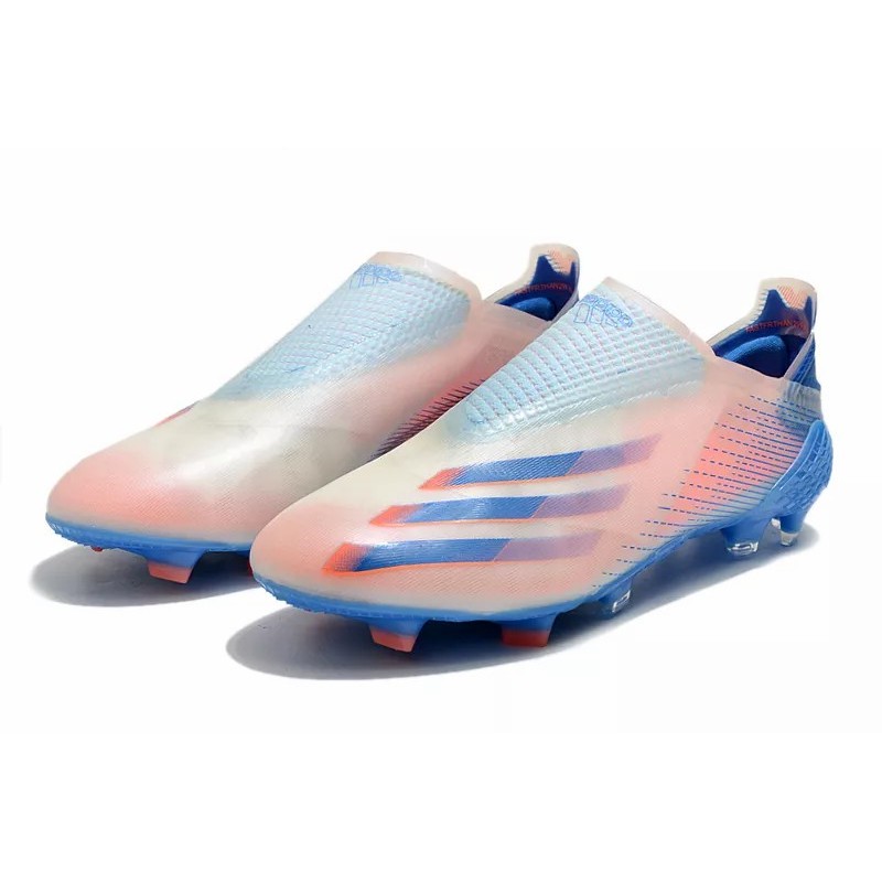 Botas de Fútbol Adidas X Ghosted FG Hombre Blanco&Rosa / Verde Fluorescente / Blanco&Dorado / Negro&Dorado / Rosa&Azul / Negro&Azul / Negro&Blanco / Amarillo Fluorescente / Azul / Negro (#39~#45)