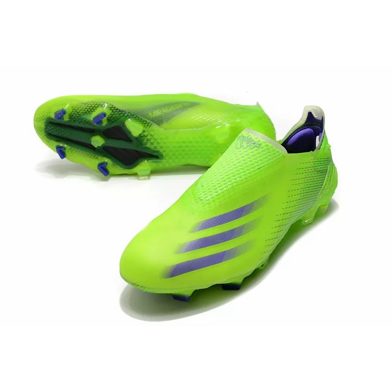 Botas de Fútbol Adidas X Ghosted FG Hombre Verde Fluorescente / Dorado / Azul&Rosado / Negro (#39~#45)