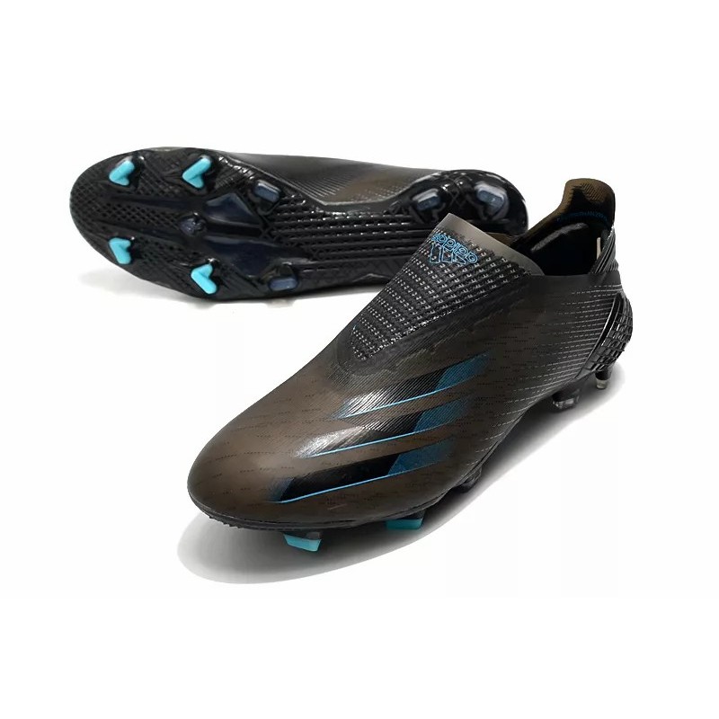 Botas de Fútbol Adidas X Ghosted FG Hombre Dorado / Azul / Negro (#39~#45)
