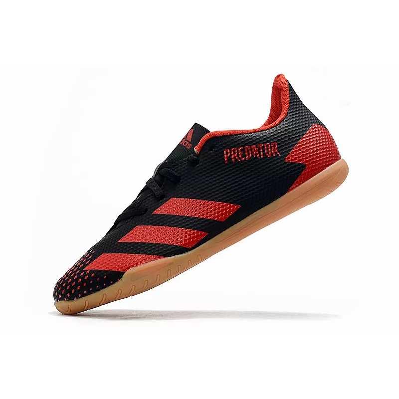 Botas de Fútbol Adidas Predator 20.4 IN Hombre Negro Puro  /  Negro&Rojo (#39~#45)
