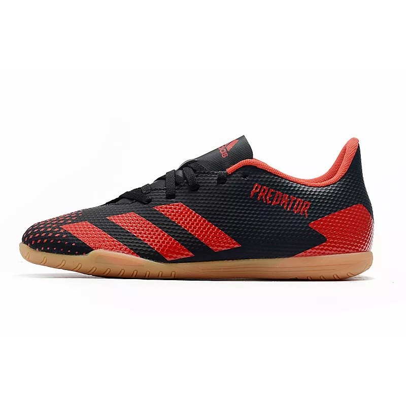 Botas de Fútbol Adidas Predator 20.4 IN Hombre Negro Puro  /  Negro&Rojo (#39~#45)