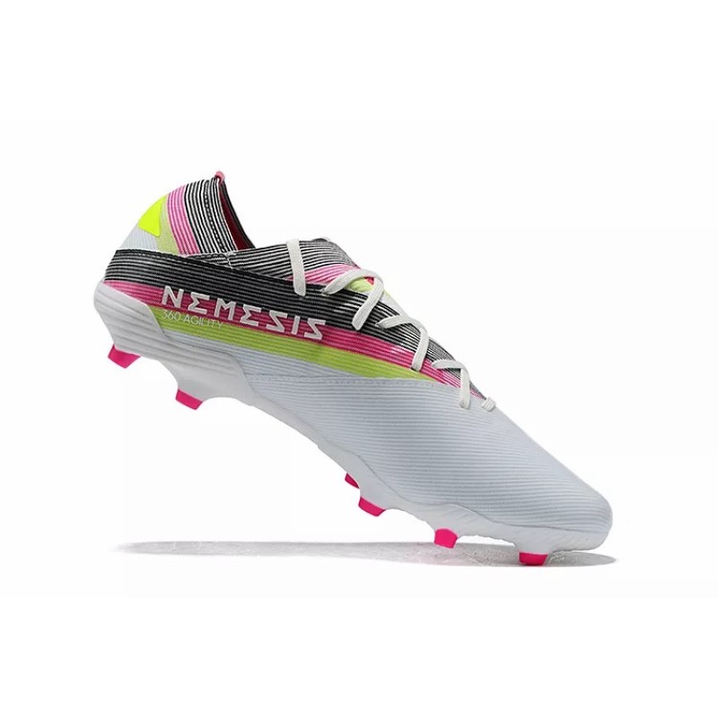 Botas de Fútbol Adidas Nemeziz 19.1 FG Messi Hombre Turquesa / Blanco / Naranja / Azul (#39~#45)