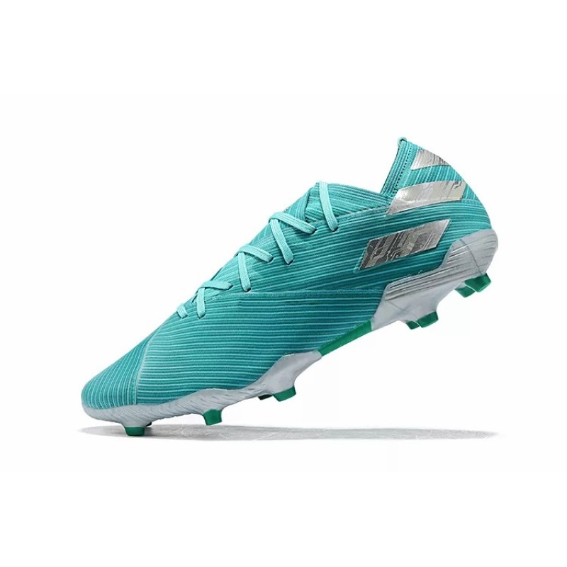 Botas de Fútbol Adidas Nemeziz 19.1 FG Messi Hombre Turquesa / Blanco / Naranja / Azul (#39~#45)