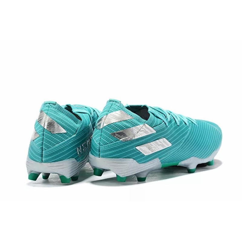 Botas de Fútbol Adidas Nemeziz 19.1 FG Messi Hombre Turquesa / Blanco / Naranja / Azul (#39~#45)