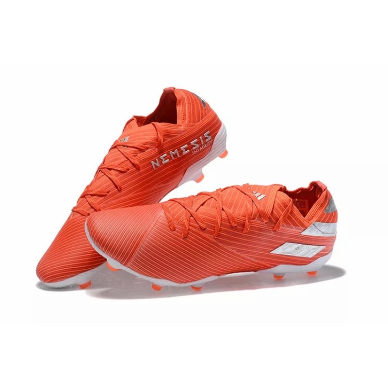 Botas de Fútbol Adidas Nemeziz 19.1 FG Messi Hombre Turquesa / Blanco / Naranja / Azul (#39~#45)