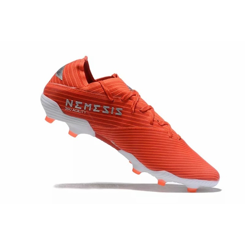 Botas de Fútbol Adidas Nemeziz 19.1 FG Messi Hombre Turquesa / Blanco / Naranja / Azul (#39~#45)