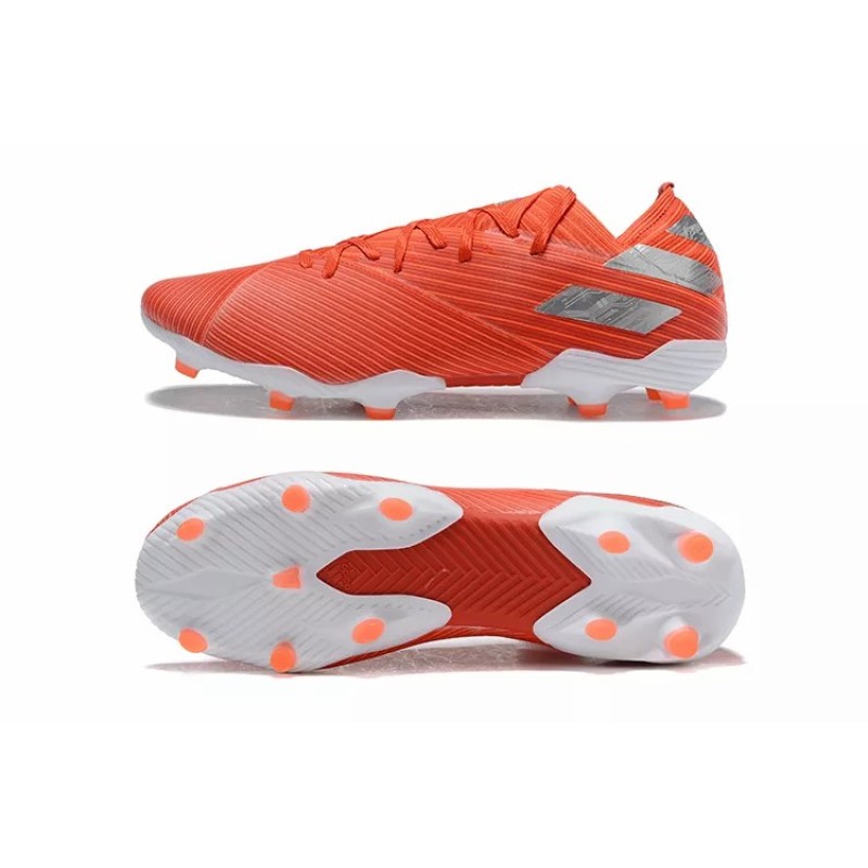 Botas de Fútbol Adidas Nemeziz 19.1 FG Messi Hombre Turquesa / Blanco / Naranja / Azul (#39~#45)