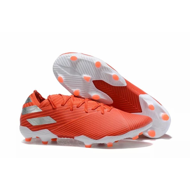 Botas de Fútbol Adidas Nemeziz 19.1 FG Messi Hombre Turquesa / Blanco / Naranja / Azul (#39~#45)