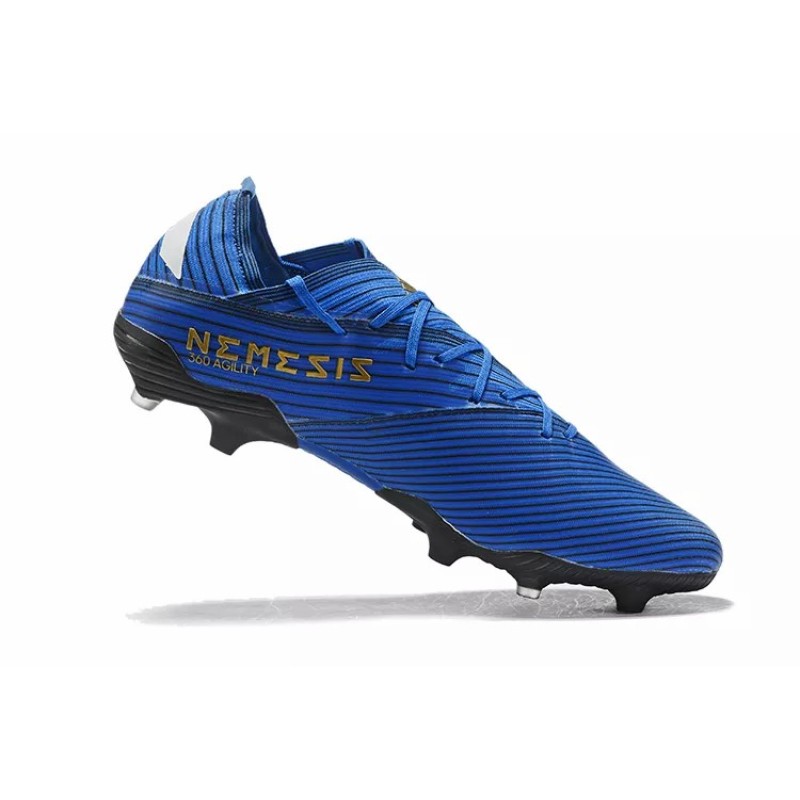 Botas de Fútbol Adidas Nemeziz 19.1 FG Messi Hombre Turquesa / Blanco / Naranja / Azul (#39~#45)