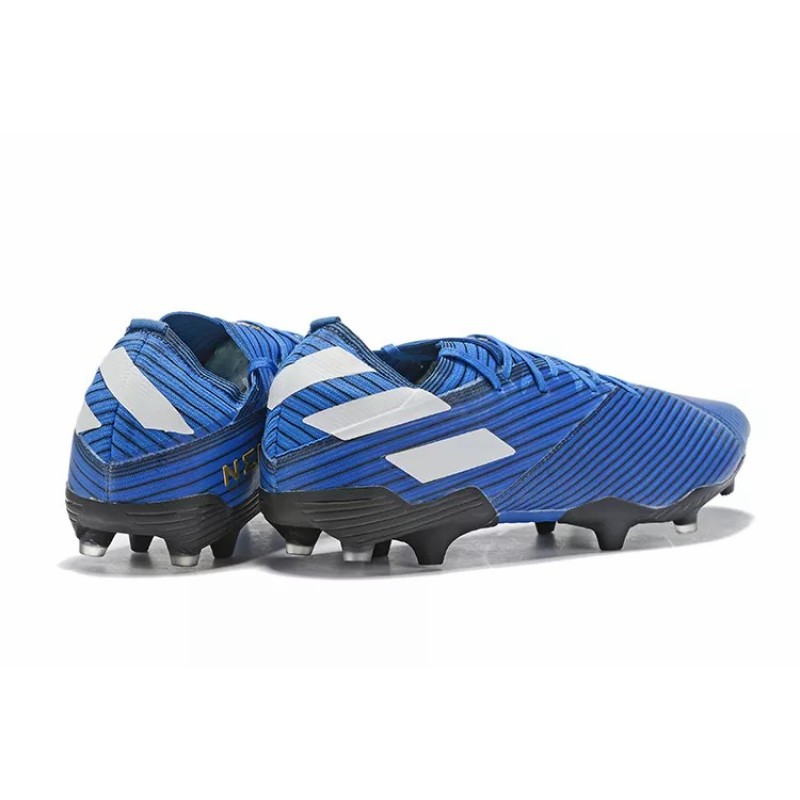 Botas de Fútbol Adidas Nemeziz 19.1 FG Messi Hombre Turquesa / Blanco / Naranja / Azul (#39~#45)