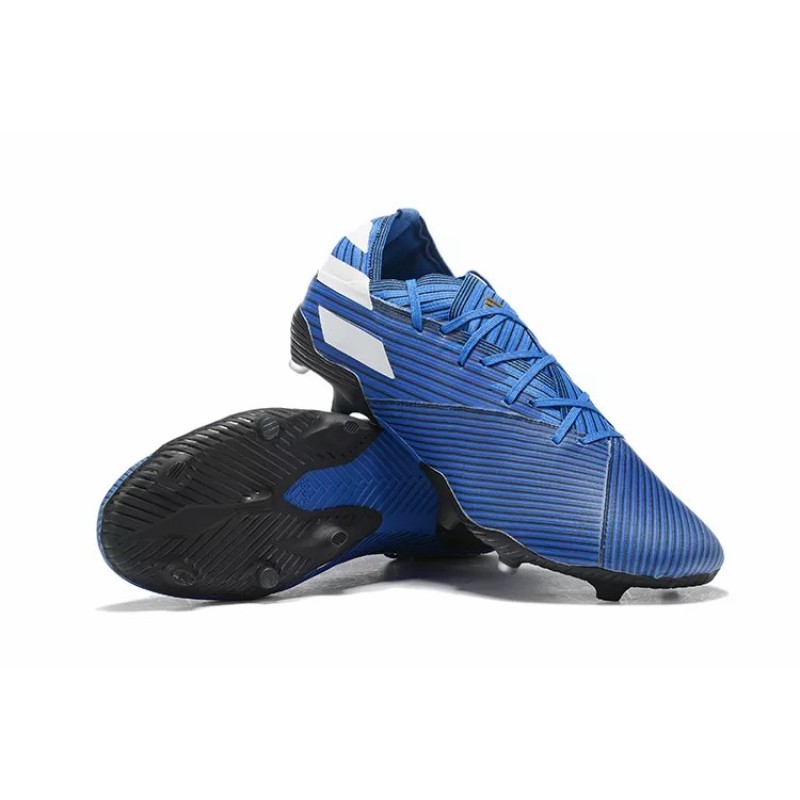 Botas de Fútbol Adidas Nemeziz 19.1 FG Messi Hombre Turquesa / Blanco / Naranja / Azul (#39~#45)