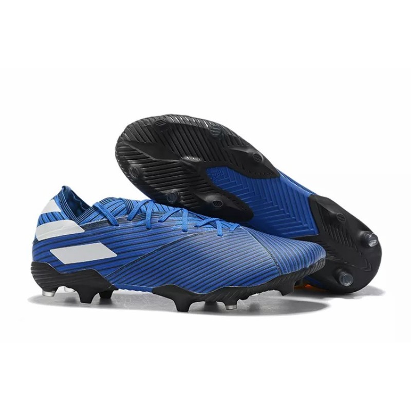 Botas de Fútbol Adidas Nemeziz 19.1 FG Messi Hombre Turquesa / Blanco / Naranja / Azul (#39~#45)