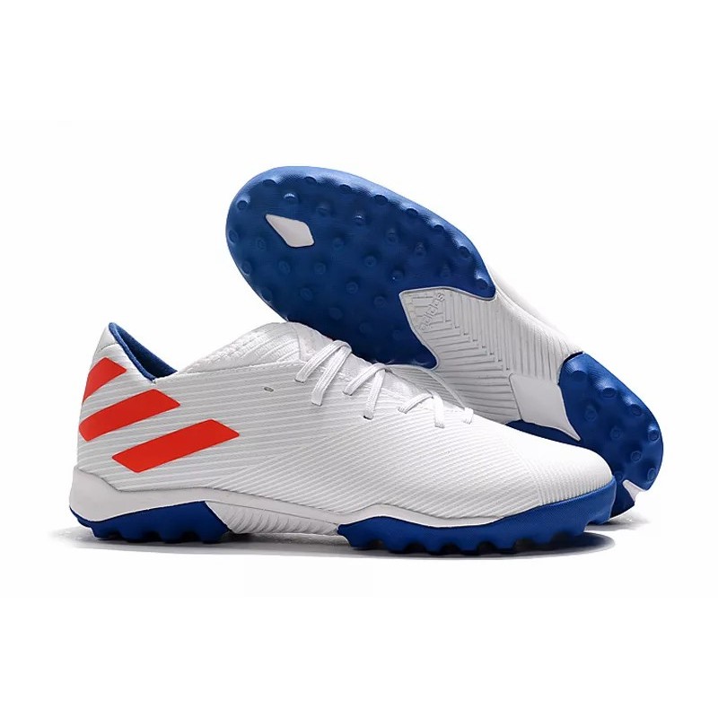 Botas de Fútbol Adidas Nemeziz Messi 19.3 TF Mujer Blanco / Rojo (#39~#45)