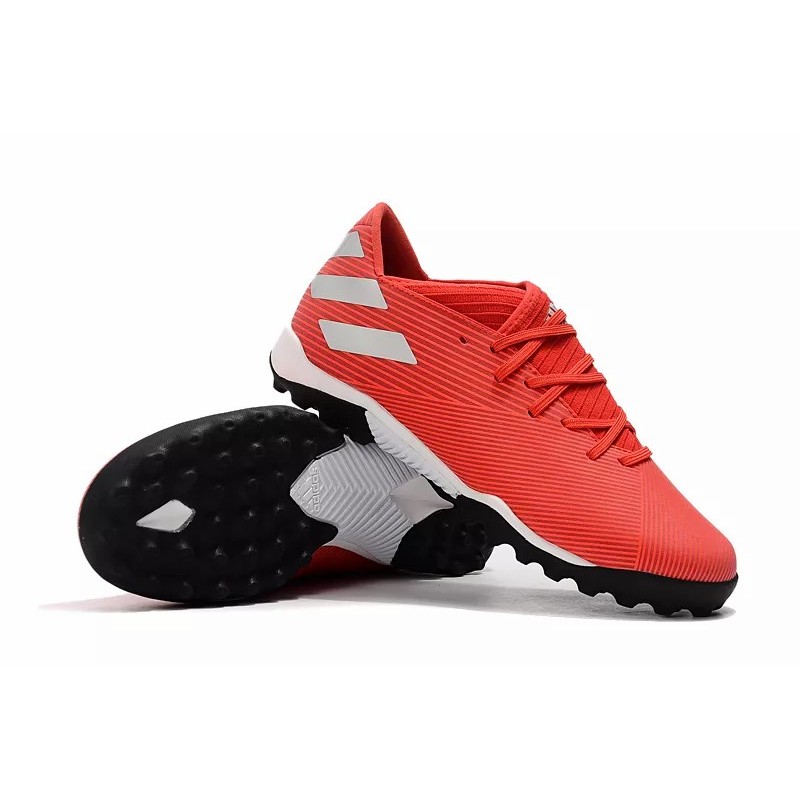 Botas de Fútbol Adidas Nemeziz Messi 19.3 TF Mujer Blanco / Rojo (#39~#45)