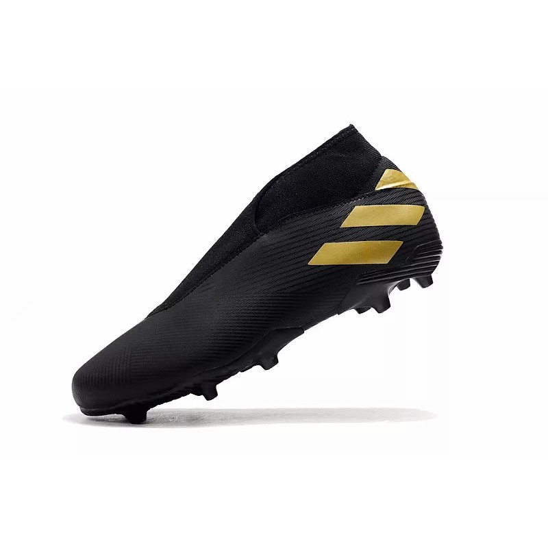 Botas de Fútbol Adidas Nemeziz 19.3 Laceless FG Mujer Negro  /  Azul  /  Rojo  /  Blanco (#39~#45)