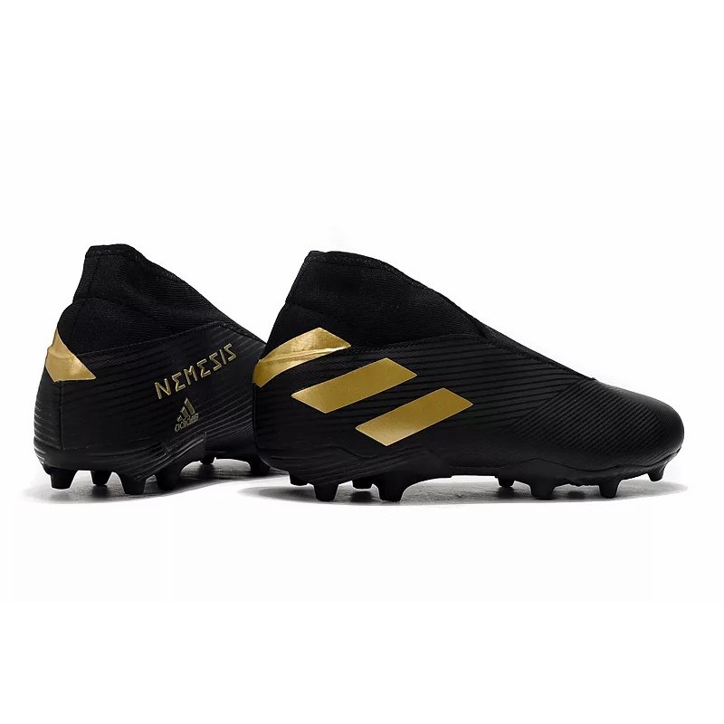 Botas de Fútbol Adidas Nemeziz 19.3 Laceless FG Mujer Negro  /  Azul  /  Rojo  /  Blanco (#39~#45)