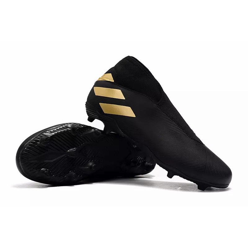 Botas de Fútbol Adidas Nemeziz 19.3 Laceless FG Mujer Negro  /  Azul  /  Rojo  /  Blanco (#39~#45)