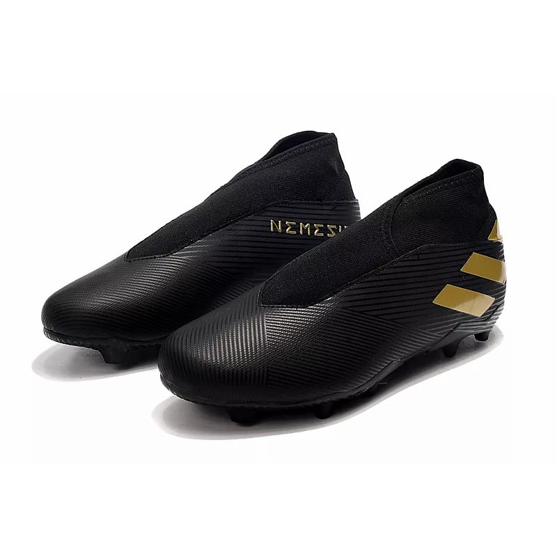 Botas de Fútbol Adidas Nemeziz 19.3 Laceless FG Mujer Negro  /  Azul  /  Rojo  /  Blanco (#39~#45)