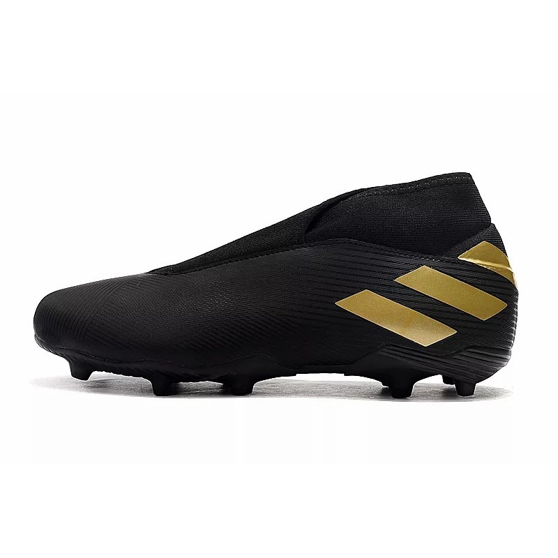 Botas de Fútbol Adidas Nemeziz 19.3 Laceless FG Mujer Negro  /  Azul  /  Rojo  /  Blanco (#39~#45)