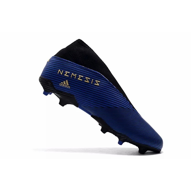 Botas de Fútbol Adidas Nemeziz 19.3 Laceless FG Mujer Negro  /  Azul  /  Rojo  /  Blanco (#39~#45)