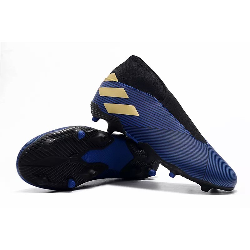 Botas de Fútbol Adidas Nemeziz 19.3 Laceless FG Mujer Negro  /  Azul  /  Rojo  /  Blanco (#39~#45)